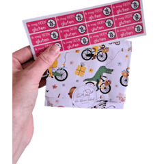 Waterproof stickers glutenvrij