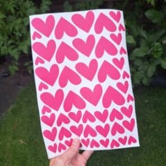 Muurstickers hartjes